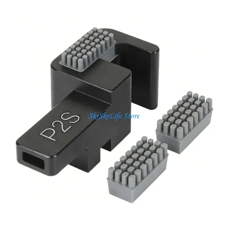 

E65E Metal Silicone Wiping Nozzle Support for Enhances 3D Printer Equipment Stability