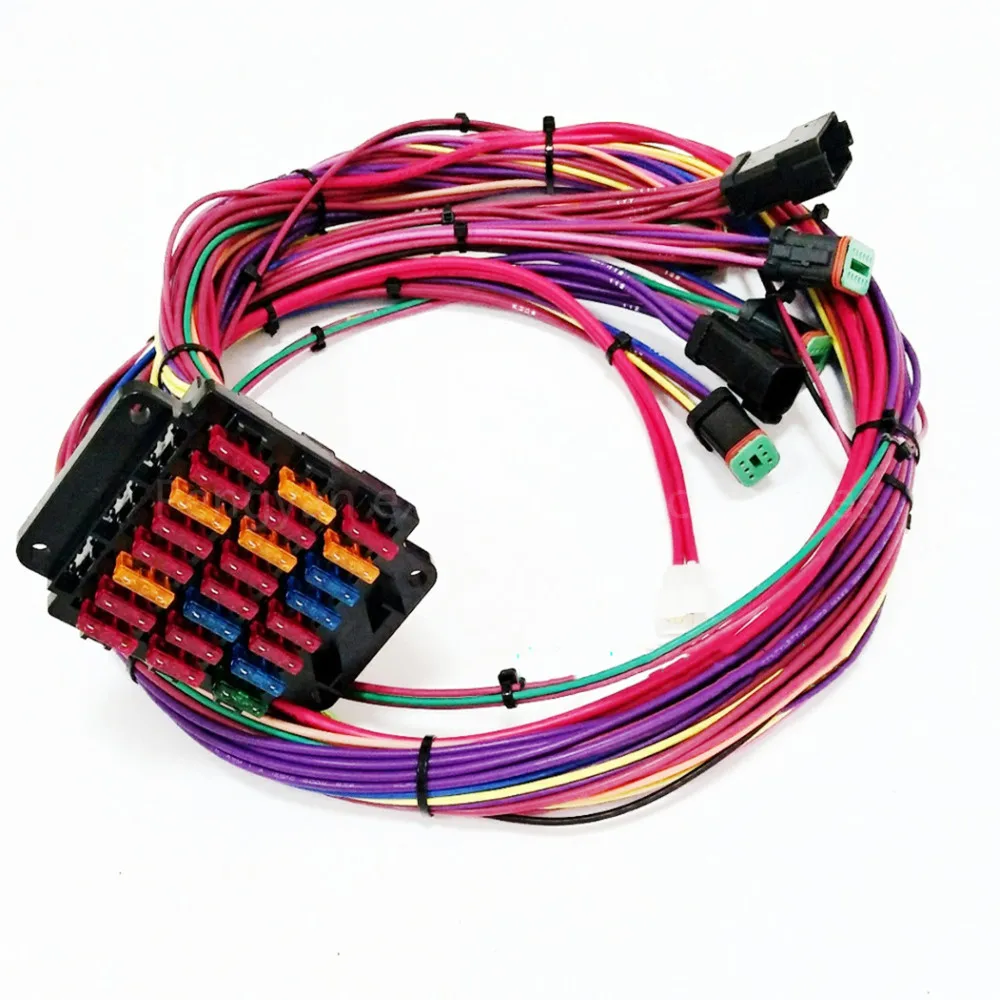 2207440  220-7440 For 312C 320C 330C 345C Fuse Cable Fuse Box Wiring Harness Assembly Excavator Parts