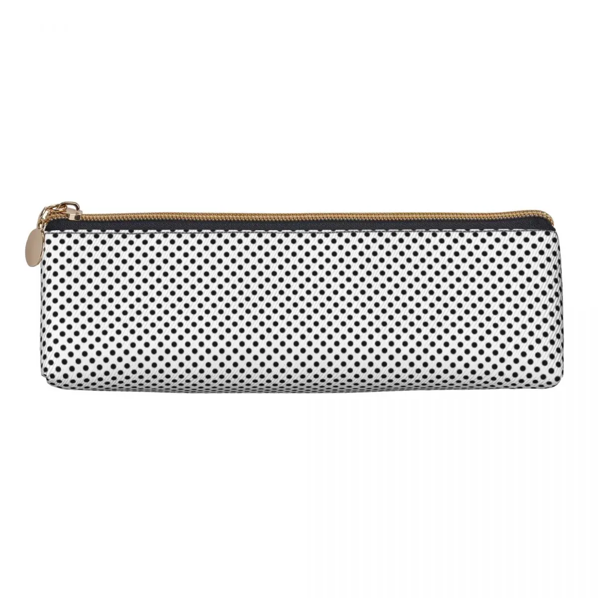 Retro Pencil Case Polka Dots Pencil Pouch Classic Black and White School Pencil Cases Boy Girl Triangle Graphic School Supplies