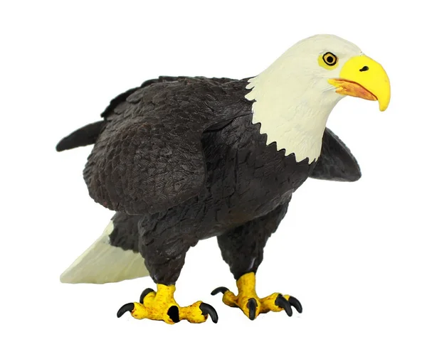 

Eagle white head sea eagle White Eagle Plastic Solid static children's toy presents