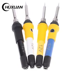 DC 12V Portable Soldering Iron Low-voltage Car Battery 60W Welding Rework Repair Tools