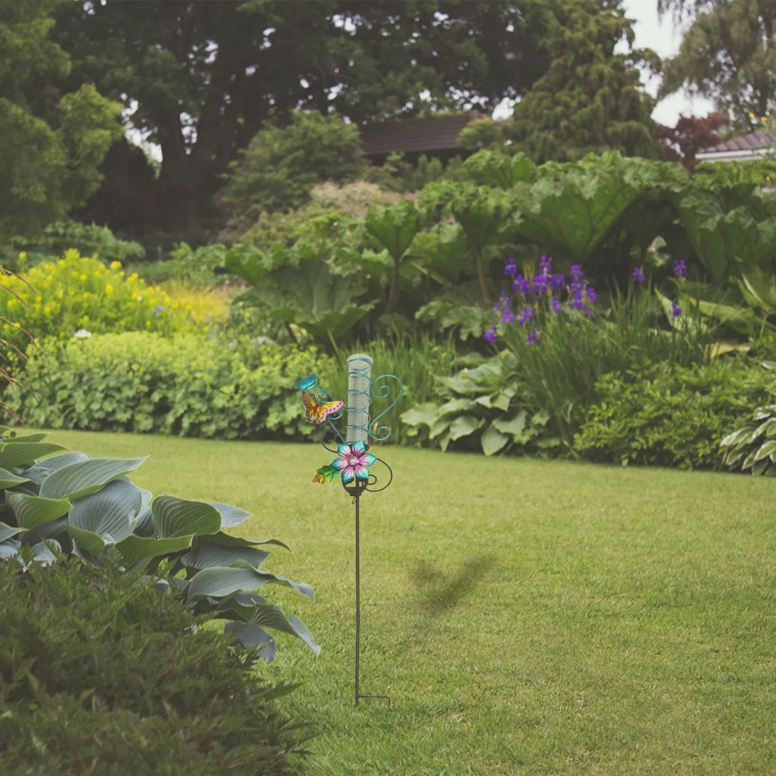 decorative-garden-light-solar-lawn-outdoor-rain-gauge-yard-lamp-waterproof-home