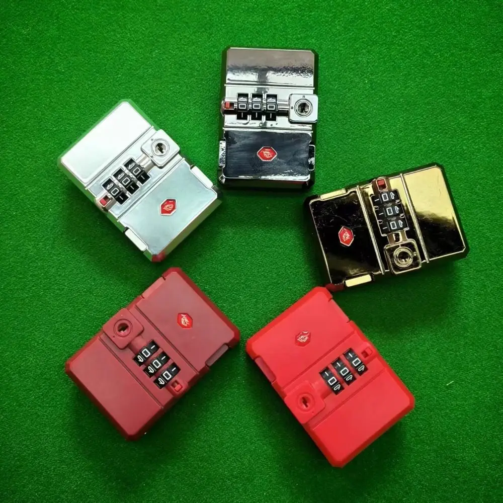 Durable Multicolor Luggage Password Lock Repacement Accessories Suitcase Lock Buckle Safe Lock Catch 3 Digit Combination Lock