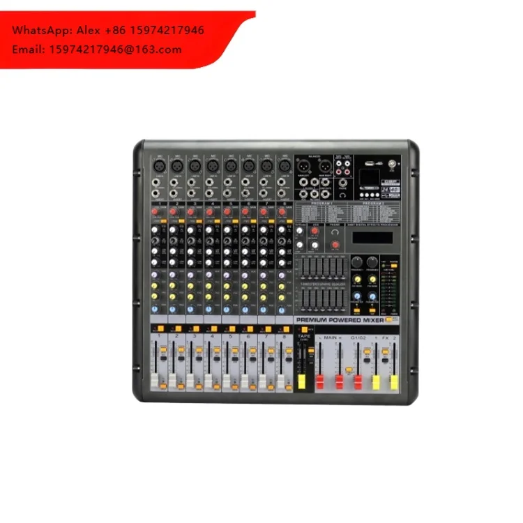 

Wholesale Stage Professional Audio Mixer SMR8 Channel Audio Mixer Console