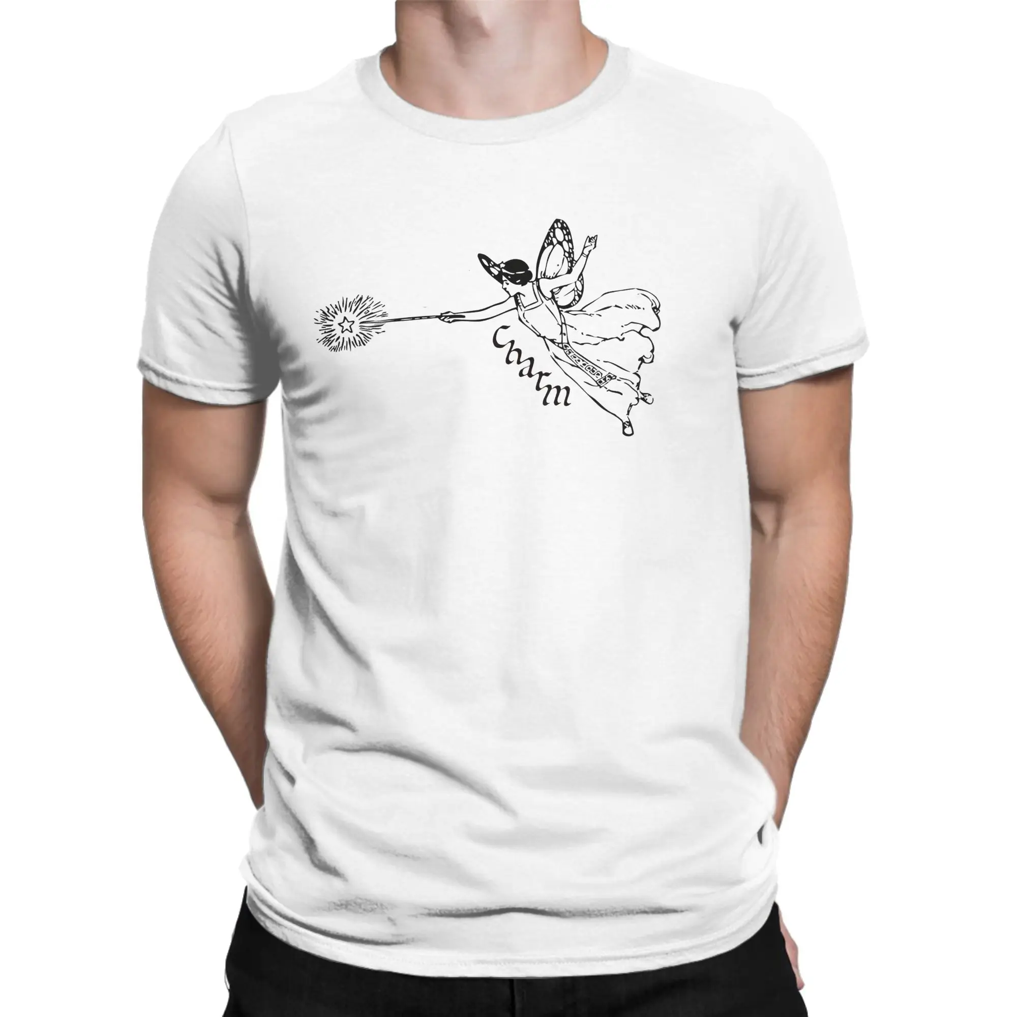 Funny clairo charm tattoo T-Shirt Men Crew Neck Pure Cotton T Shirts  Short Sleeve Tees Gift Idea Clothing