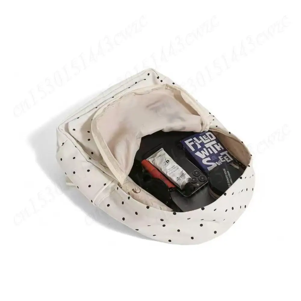 البولكا نقطة حقيبة الظهر الشريط القوس مصمم الكورية فتاة على ظهره خفيفة الوزن حقيبة المدرسة الثانوية الطلاب حقيبة السفر Mochila