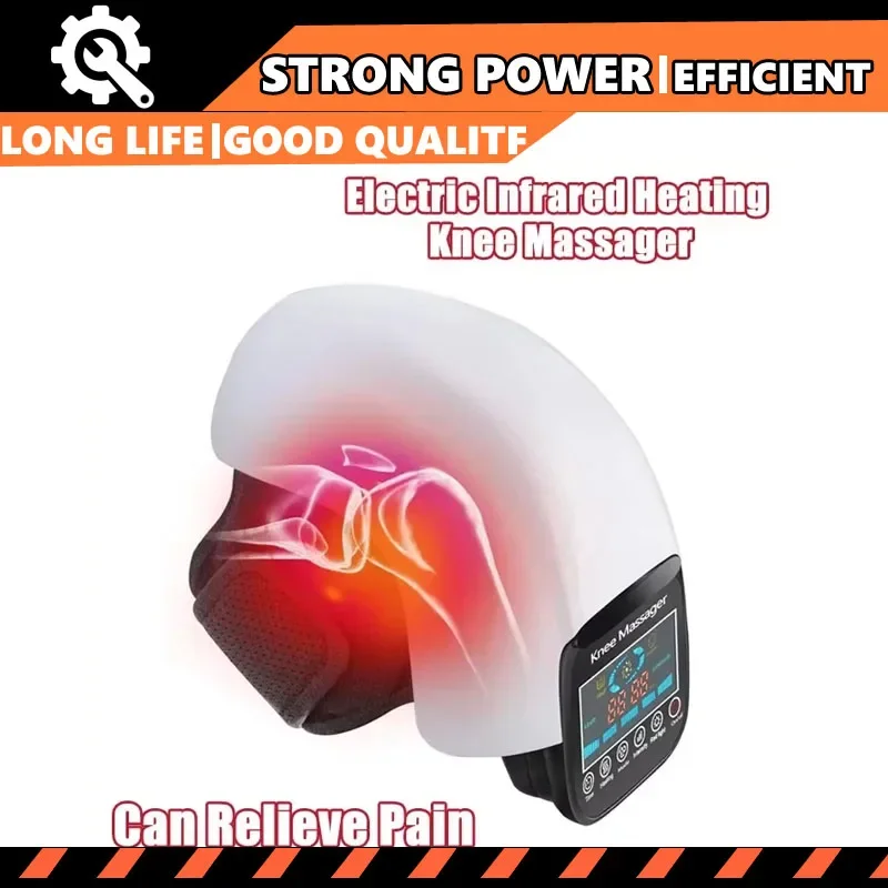 

Новый электрический инфракрасный нагревательный массажер для колена, инструмент для физиотерапии под давлением воздуха, массаж колена, реабилитация, облегчение боли