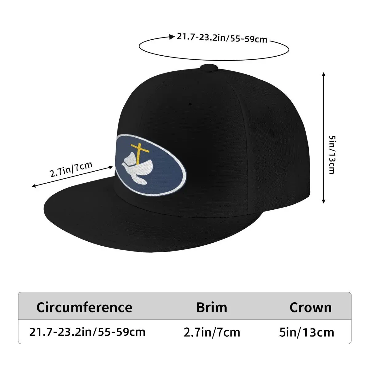 Casquette de baseball avec logo personnalisé pour hommes, 4 casquettes chrétiennes croisées, chapeau pour hommes