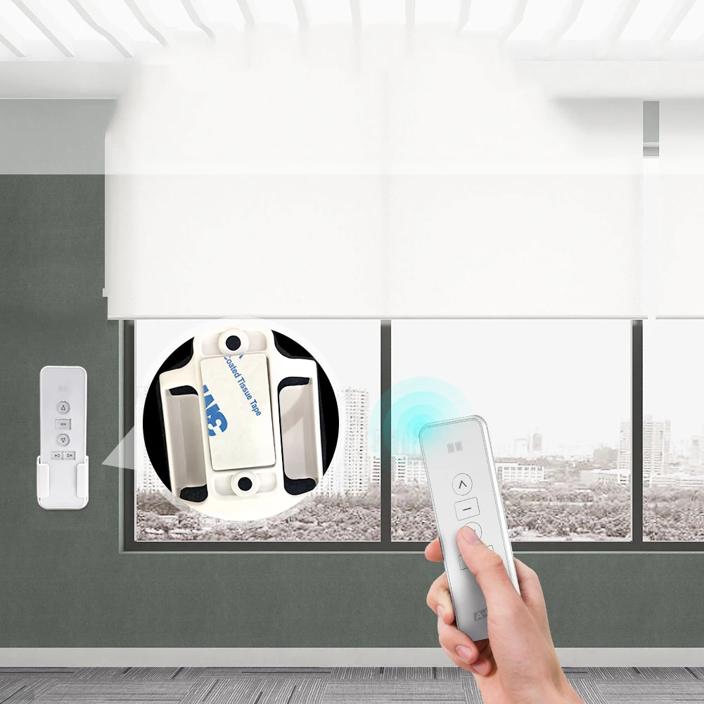 A-OK Tuya zigbee AM35 10/17 الستائر الذكية RF433 محرك أنبوبي ، ل 40 مللي متر/45 مللي متر/47 مللي متر/50 مللي متر أنبوب المتداول مصراع ، عبر أليكسا جوجل المنزل