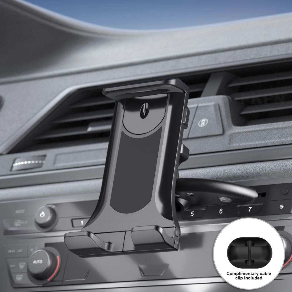 

Автомобильный слот для компакт-дисков, подставка для планшетных ПК, крепление, вращение на 360 градусов для автомобильной навигации, Ipad Pro, iPhone 17 16, органайзер для кабеля в комплекте