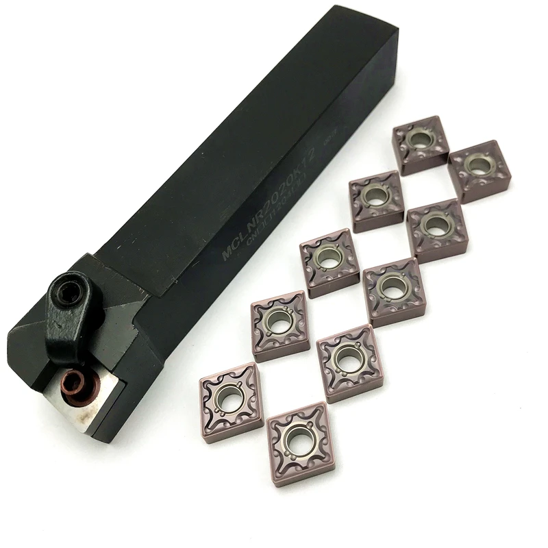 Porte-outils de tournage externe CNC résistant, utilisé pour les outils de tournage en alliage dur sur tours, outils de coupe de la série CNMG, MCLNR, MCLNL 95