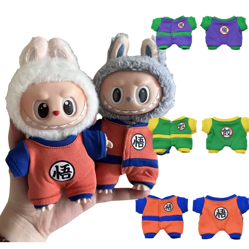 

Hot Sale 15/17cm Lafufu Clothes Anime Dragon Ball Character Clothing Is Suitable For V1v2v3 Handmade Clothing Set Kawaii Gift