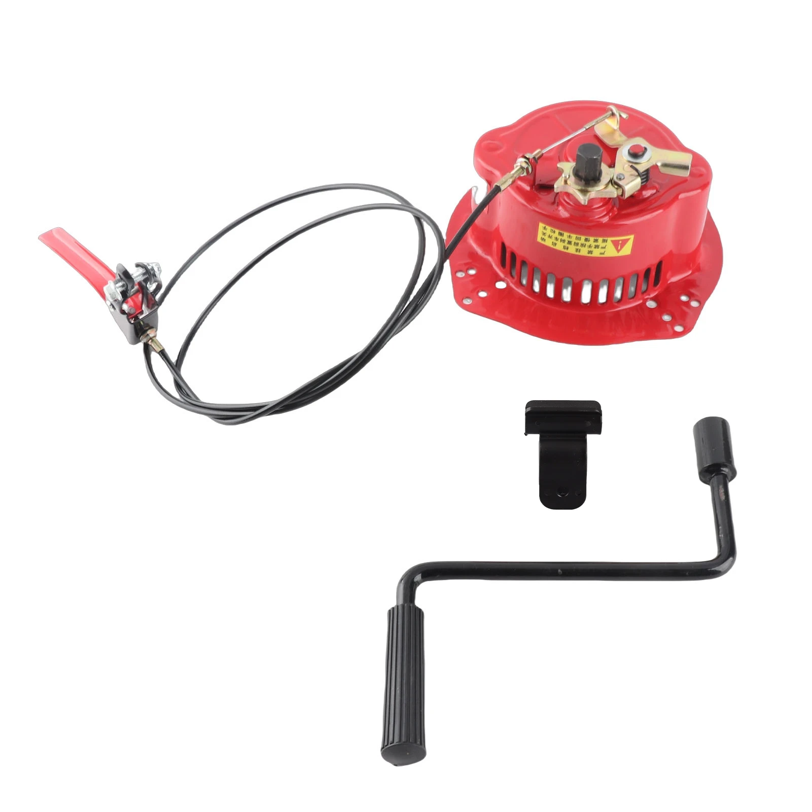 Mini-Pinne-Mäher-Handkurbel-Starter für 170F 173F 178F 186F 188F 192F 195F Starterbaugruppe für vertikalen luftgekühlten Motor
