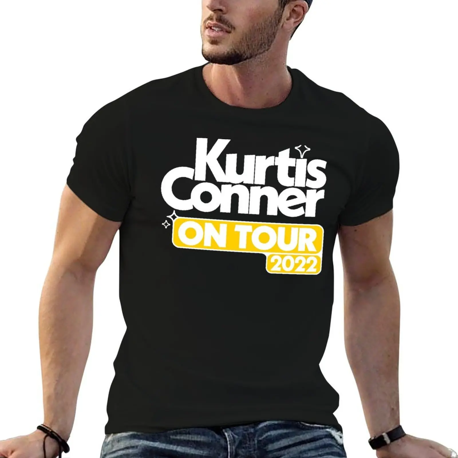 Kurtis Conner Merch Kurtis Conner On Tour T-Shirt printed t shirts for man t shirts cotton 100% T-Shirt