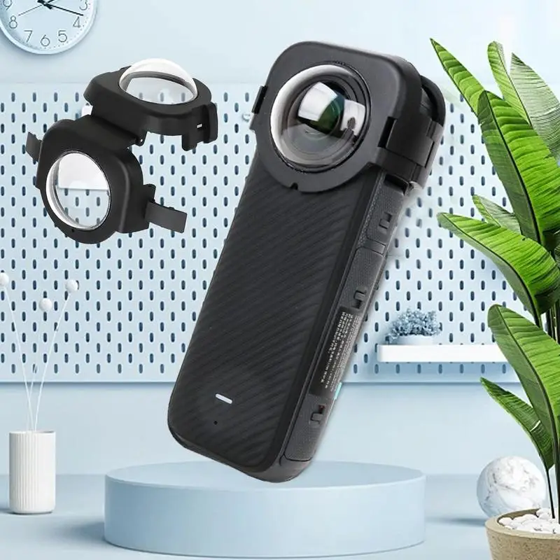 Защитные крышки объектива для Insta360 X4, защитная крышка для Insta360 X4, защитные колпачки от царапин, аксессуары для экшн-камеры