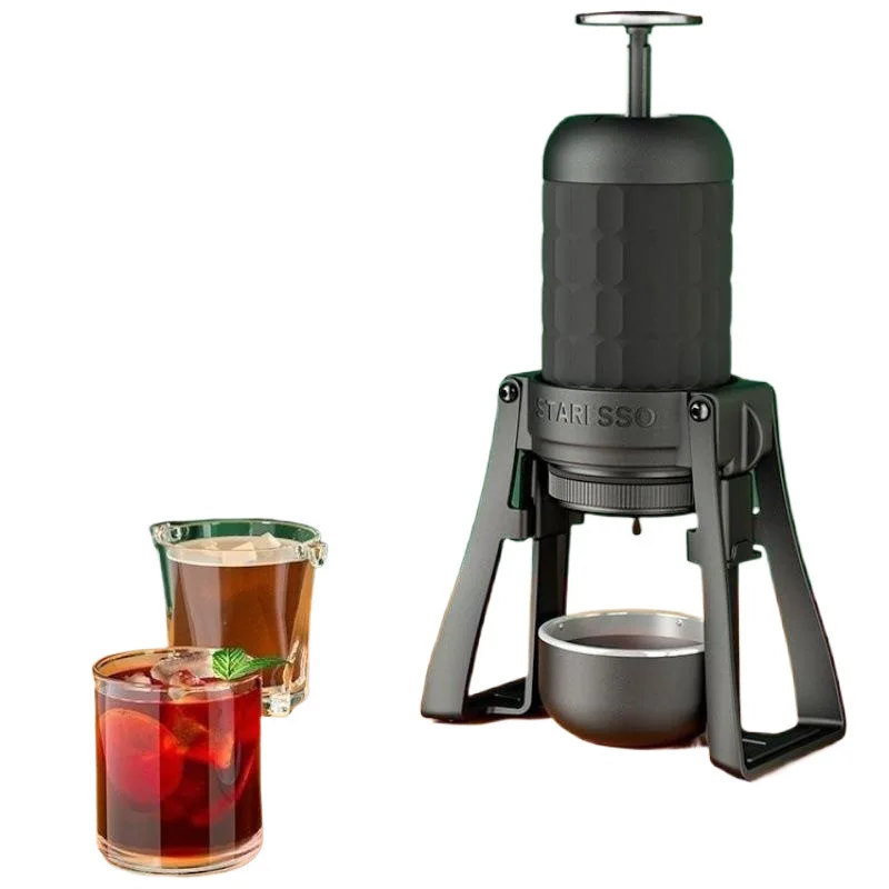 Extract espresso coffee Portable hand-pressed star coffee machine three generations