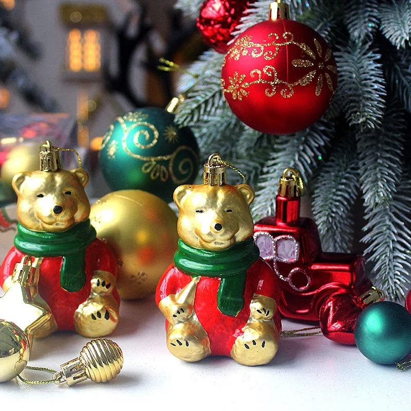 Christmas Decorations Christmas Ball Ornaments Hand Painted Hanging Bauble Set For Xmas Tree Home Holiday Party Desktop & Window