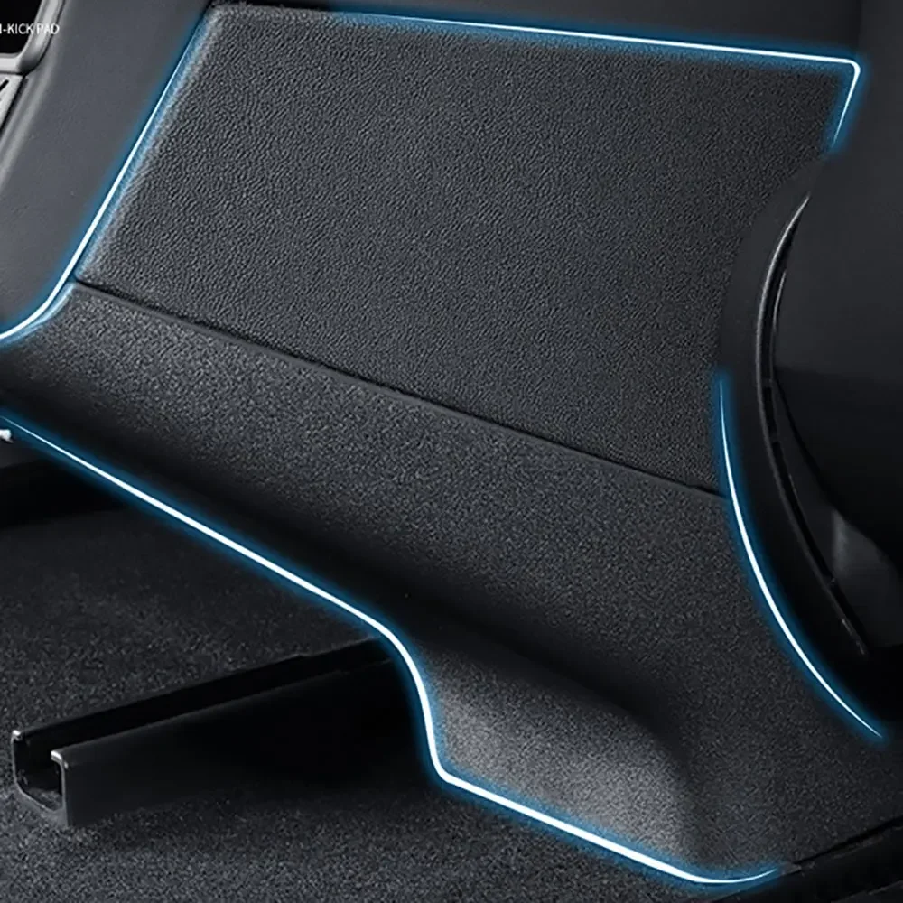 

for Tesla Model 3 Highland 2024 Rear Exhaust Vent Cover& Anti Kick Plate,Updated Anti Scratch Modification Accessories