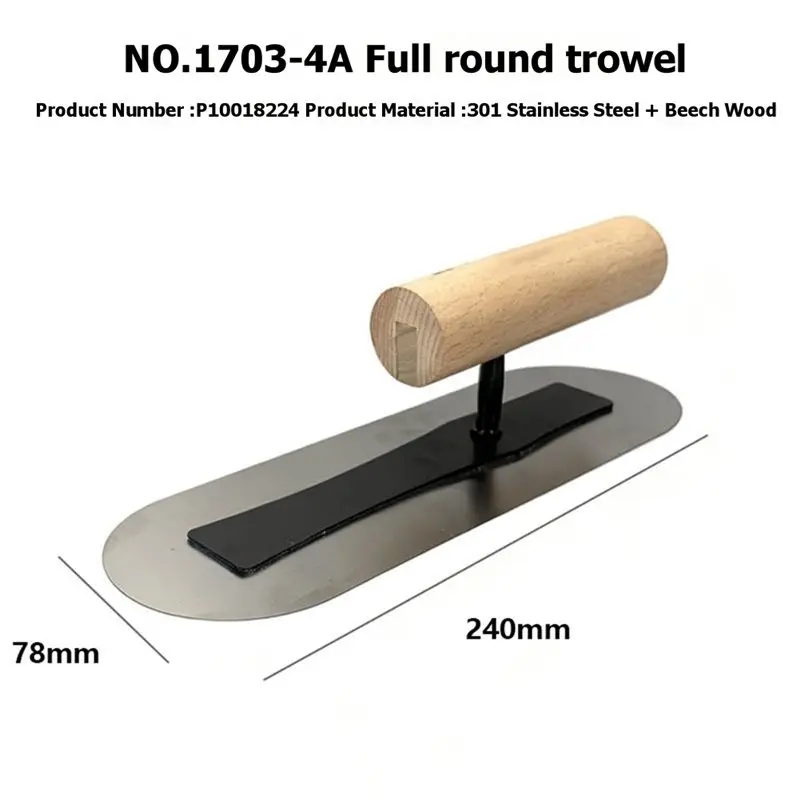 AAAF Flexible Stainless Steel Plaster Finishing Trowels(3-Pack), Professional Polished Art Painting& Plastering Hand Tools