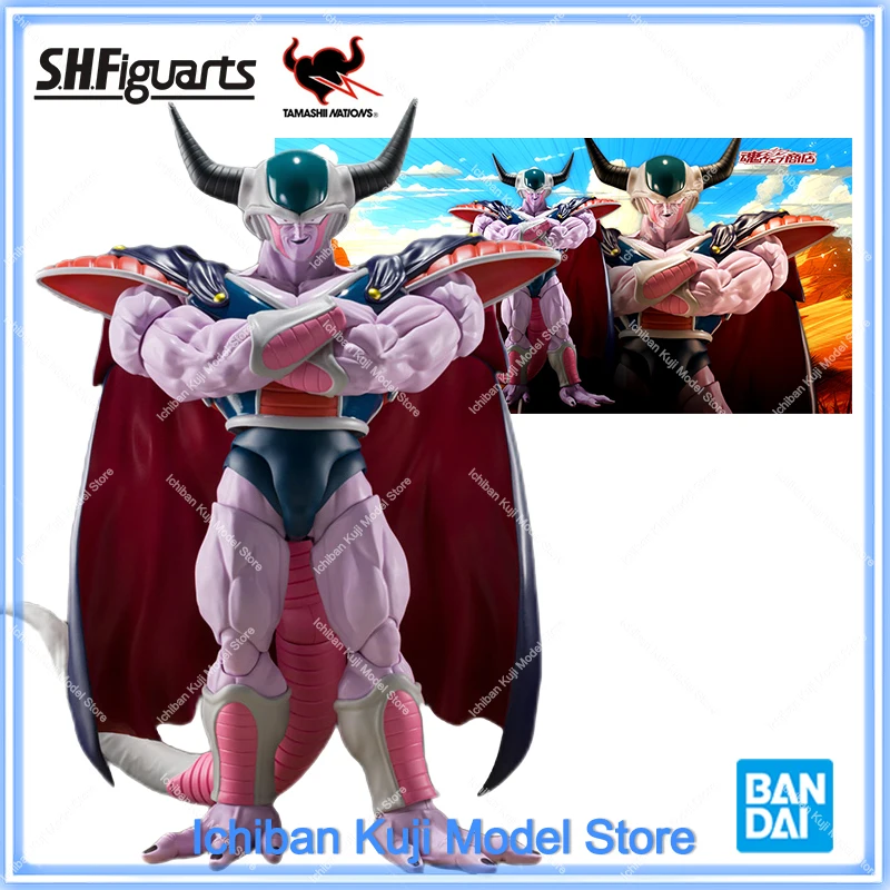 100%Original Bandai Dragon Ball Z S.H.Figuarts SHF King Cold Frieza Vegeta Goku PVC Action Figures Model Collection Toys Gift