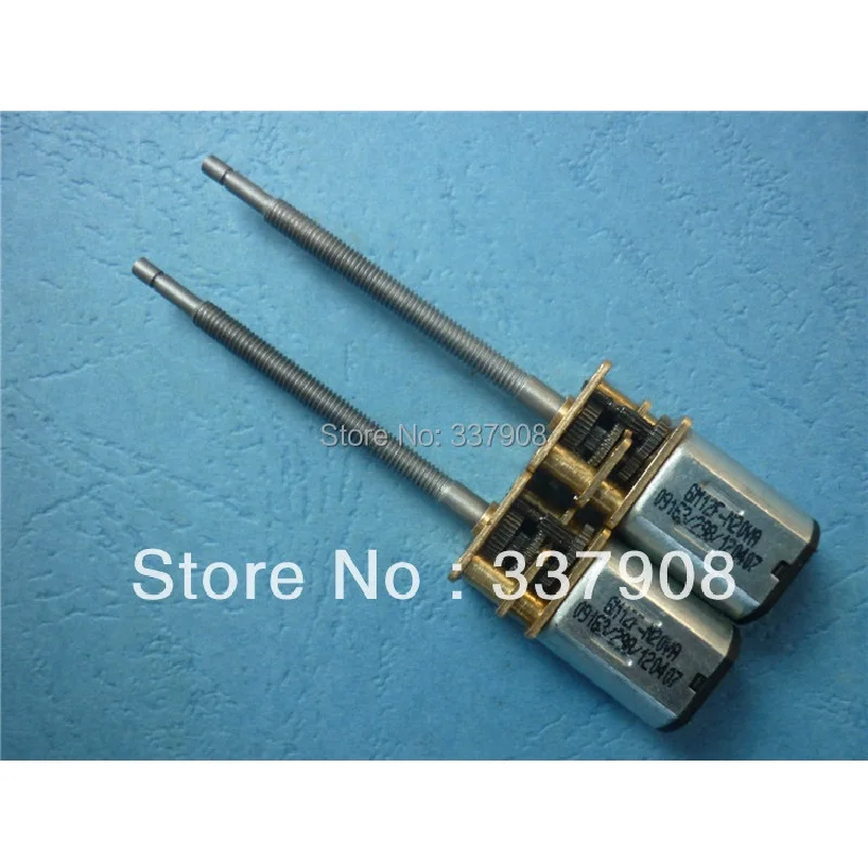 

2PCS N20 Screw Gear Motor Micro Thread Motor DIY Miniature Small Screw DC Motor,First-class Quality and Long Life