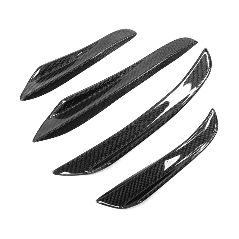 High Quality G20 TK style Side splitters  Carbon fiber front bumper Canards  For BMW G20 G28 2019+ Sline Side fender vent