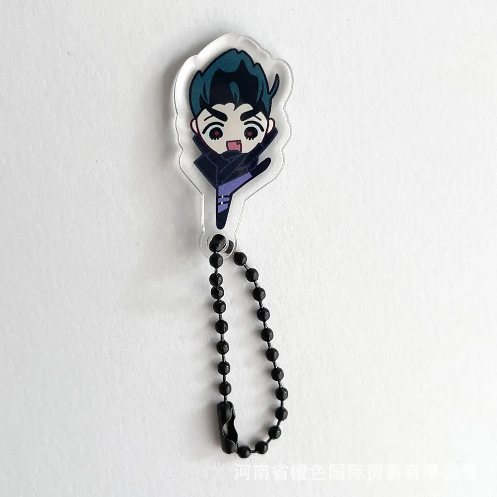 Anime Alien Stage Ivan Till Cosplay Key Chain Acrylic Kawaii Keychains Backpack Pendant Ornament Key Ring Accessories Gift
