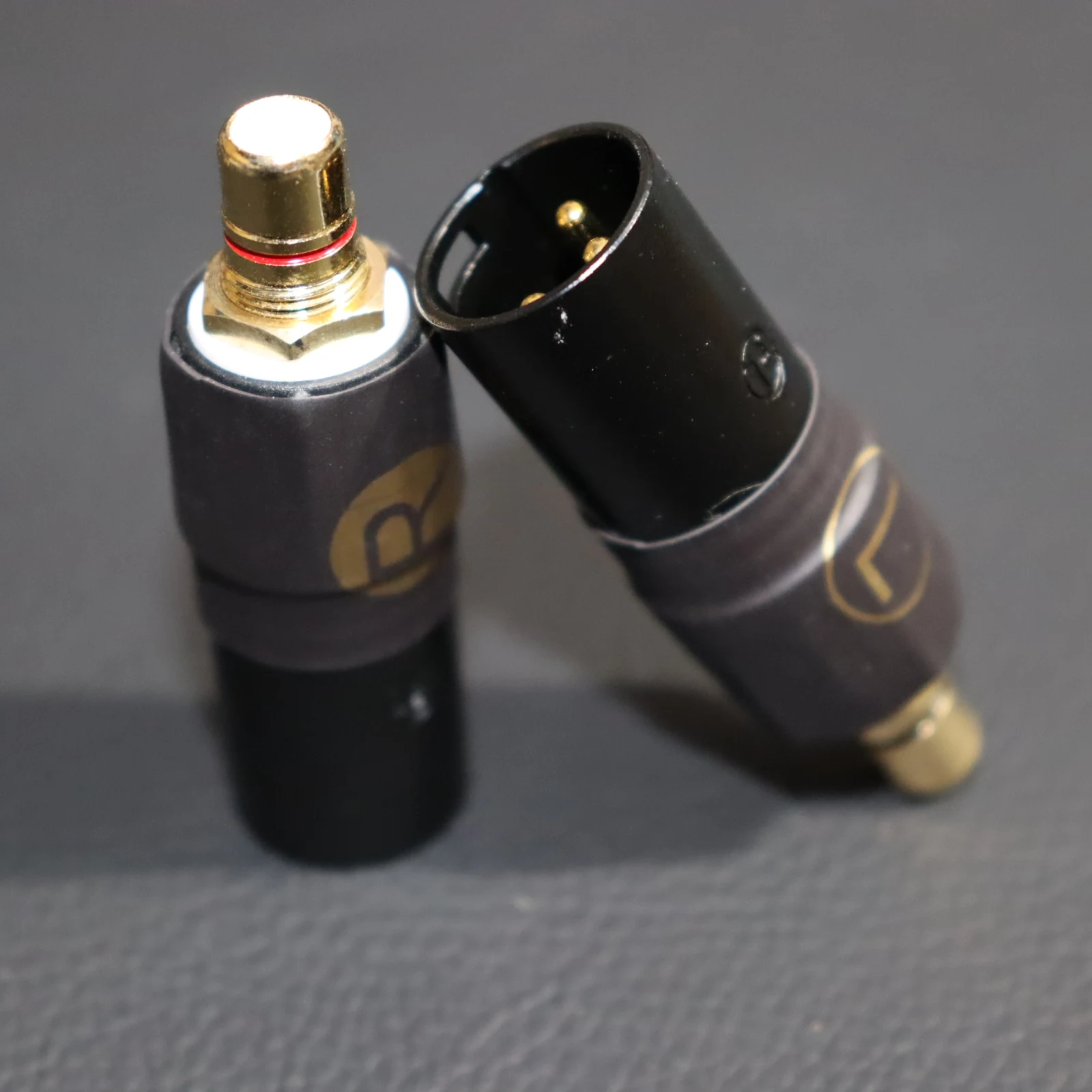 1 Paar neue hochwertige Cardas vergoldet xlr Buchse/Stecker zu RCA Buchse Hifi Audio Adapter Anschluss Balance zu RCA Buchse