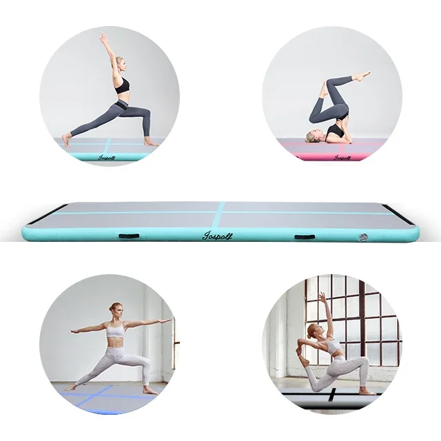 2m 3m 4m 5m 6m 7m 8m 9m 10m 11m 12m Yoga Mat GymTumbling Mat Home Floor GYM Inflatable Air Track Inflatable Gymnastics Mat