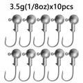 10pcs 3.5g jig hook