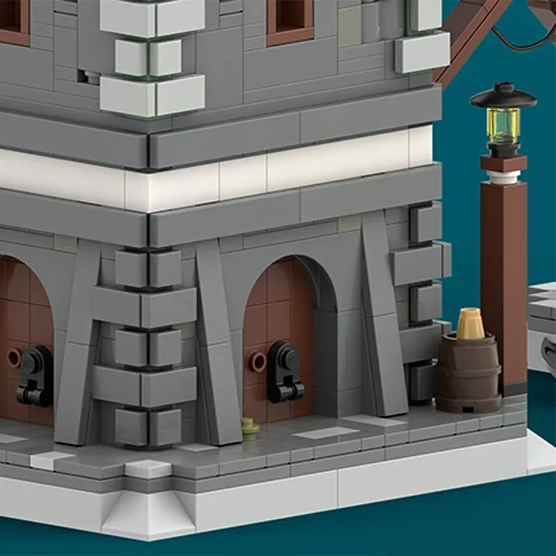 Moc Building Bricks Castle Model Flying Dutchman Fortress Technology Modular Blocks Gifts Toys For Children DIY Sets Assembly