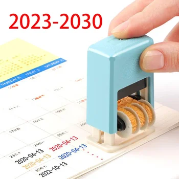 日付スタンプ タイムスタンプ ユニバーサル日付調整可能シール 自動インクリターンローラースタンプ テキスト