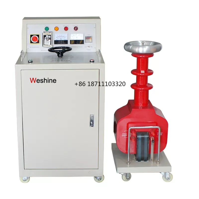 Hi-Pot Test Set Dry Type  AC DC test kit oil immersed HV withstand voltage test transformer Price