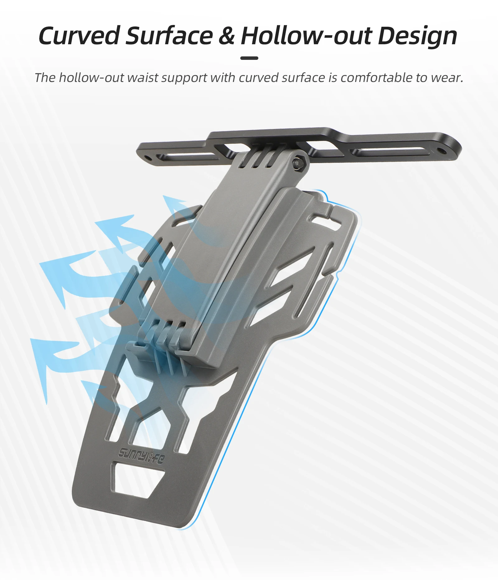 For DJI RC Plus Remote Control Belly Support Bracket Inspire 3/Matrice 300 RTK/T50/T25/T40 Bracket Back Chest Strap