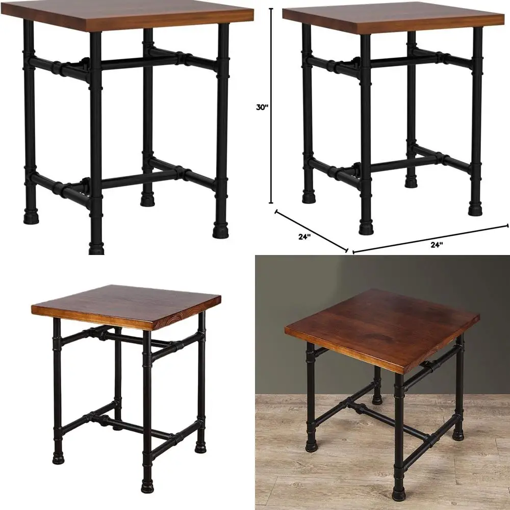 

24 мебели из железных труб в деревенском стиле: приставные столики для входа, кофе, кофе и металлических ножек для домашнего декора