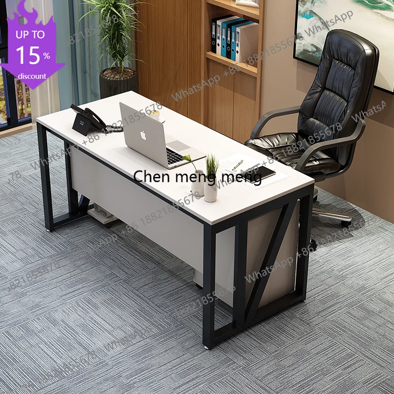 EE182 Design Storage Office Desk Unique Women Corner Gaming Office Desk Wooden Standing Storage Conference Ufficio Lounge Furnit