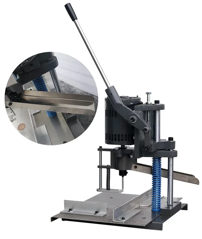Heavy-duty punching machine for financial documents, tags, and graphic materials—upgraded 150D electric punch.