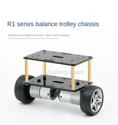 Auto Balanceamento Robot Car Encoder, LQR Trolley para Arduino, Kit DIY programável, 2 Camadas Motor, Ajuste PID, 2WD