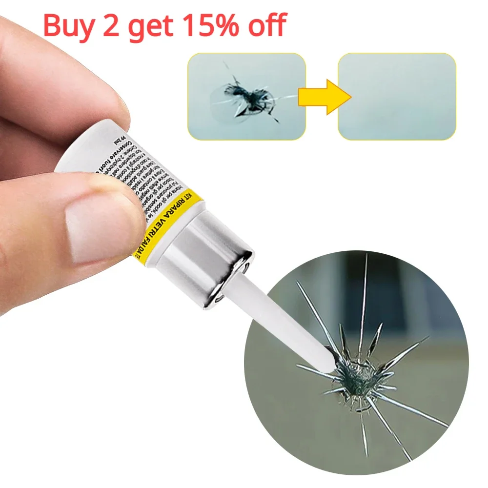 Car Windshield Crack Repair Tool DIY Upgrade Auto Glass Repair Fluid Window Scratch Crack Repair Auto Accessories Car Tools