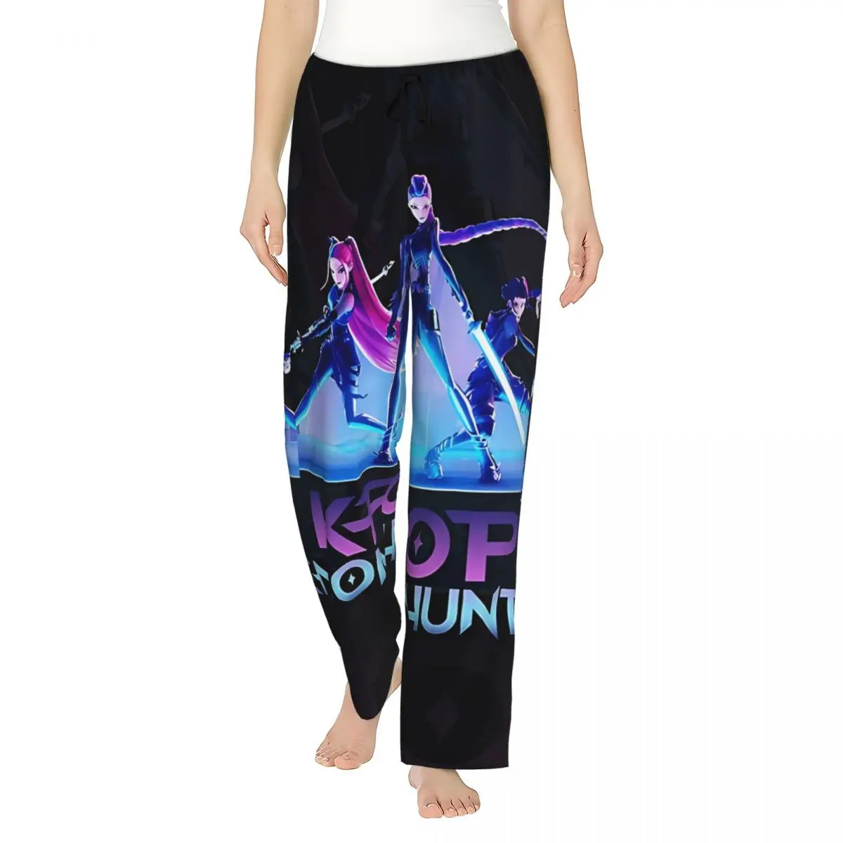 

Pajamas For Lady Huntrix Rumi Mira Zoey KPop Demon Hunters Movie Night Pajama Pants Comfortable Sleeping Pants Trendy Nightwear