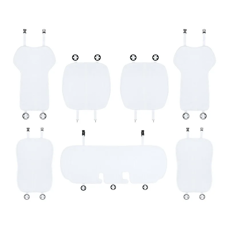 For Tesla Model 3/Y Four Seasons Universal Ice Silk Seat Cushion row Set Ventilation Comfortable Car Accessories