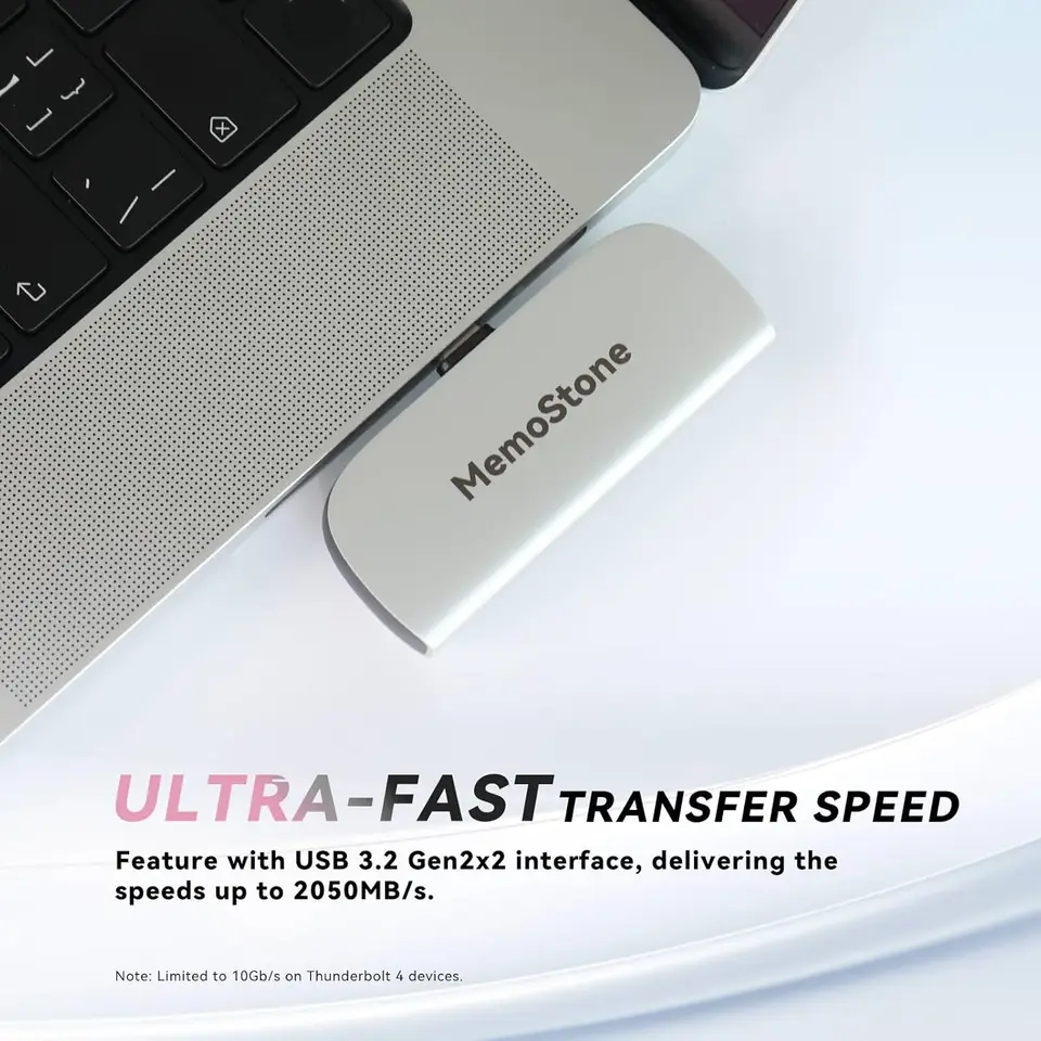 KingSpec MemoStone 512G 1TB 2TB Portable SSD USB-C 20Gb/s External