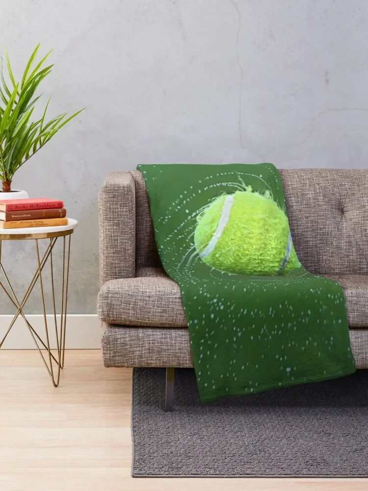 Tennis ball Throw Blanket Retros Sofa Quilt Blankets