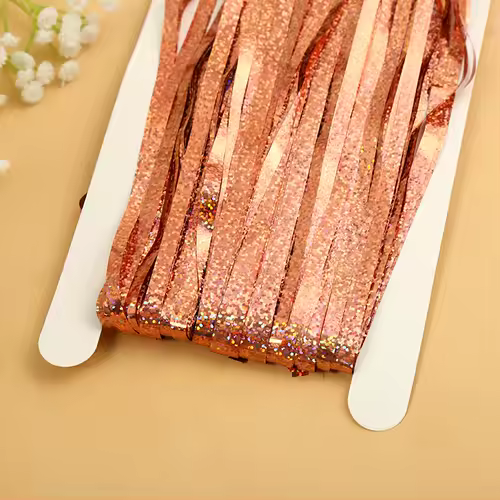Cheap as a Party Metallic Tinsel Foil Fringe Curtains Backdrop for Birthday New Year Eve Party Photo Wedding Decor - Image 20