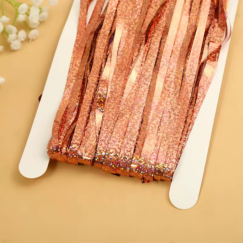 Cheap as a Party Metallic Tinsel Foil Fringe Curtains Backdrop for Birthday New Year Eve Party Photo Wedding Decor - Image 20