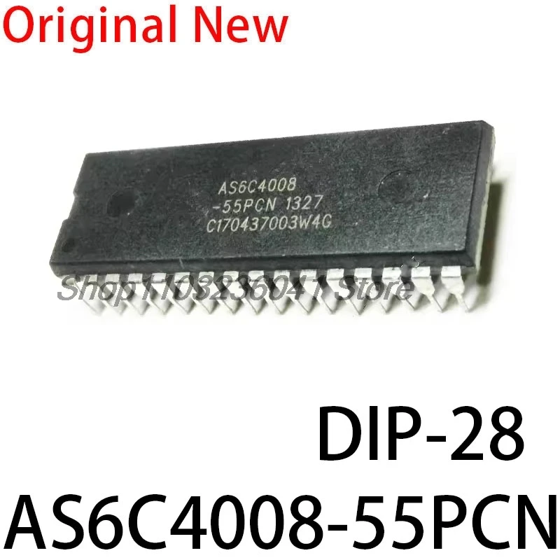 5PCS Original genuine AS6C4008-55PCN AS6C4008 SRAM static random access memory IC chip package PDIP-32