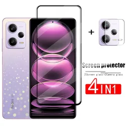 Volle Abdeckung Glas Für Redmi Hinweis 12 Pro 5G Gehärtetes Glas Xiaomi Redmi Hinweis 12 Pro Screen Protector objektiv Film Redmi Hinweis 12 Pro