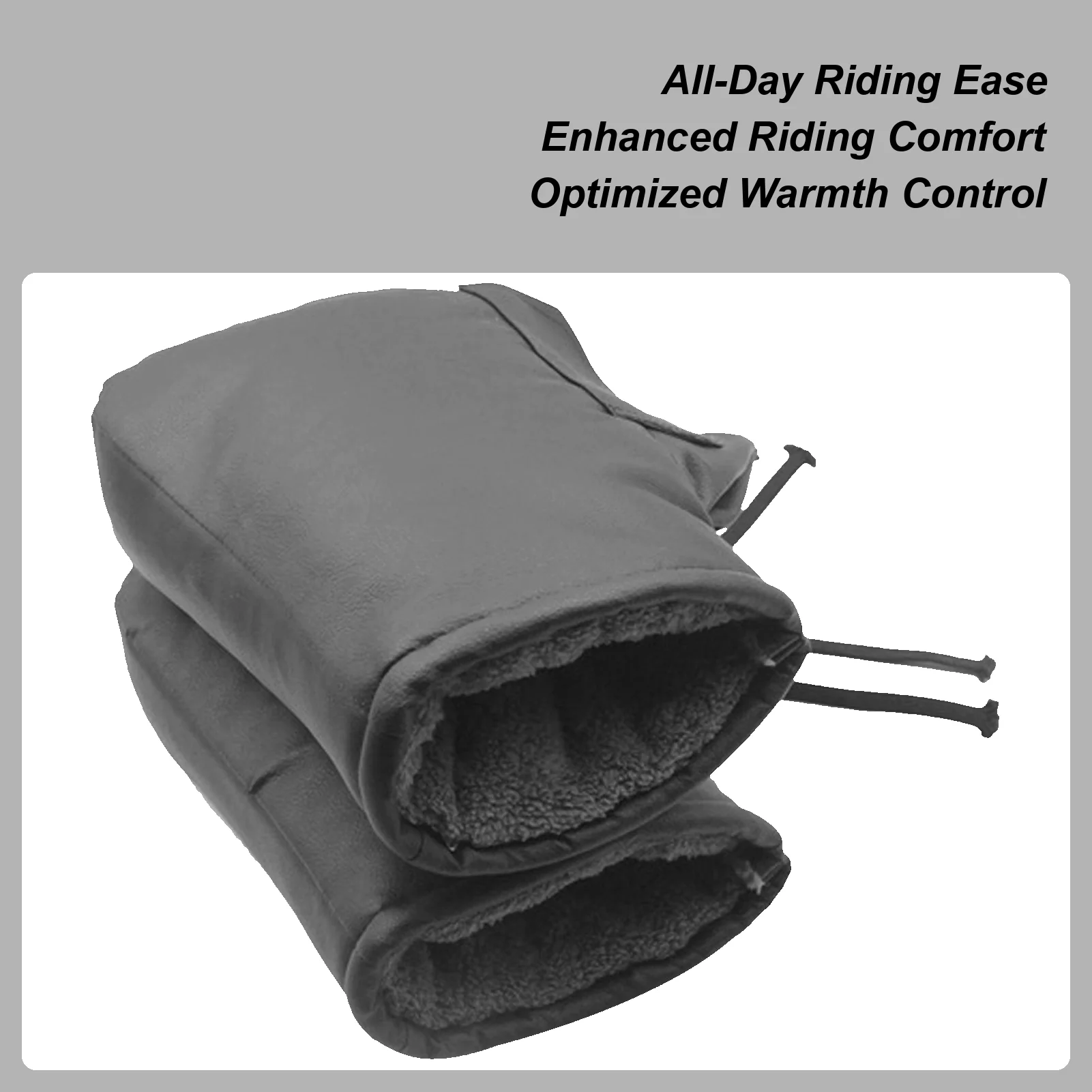 

Heated ATV Handlebar Gloves Electric Waterproof Thermal Snowmobile Heated Grip Gloves For Men Riders Commuting Riding Touring