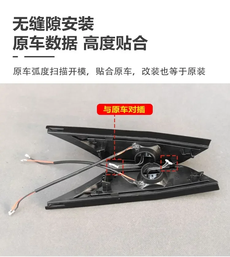 For Honda Civic 2016-2022 Car Led Fender Marker Leaf Board Light Dynamic Flowing Turn Signal Light Side Marker Accessories detail image 4