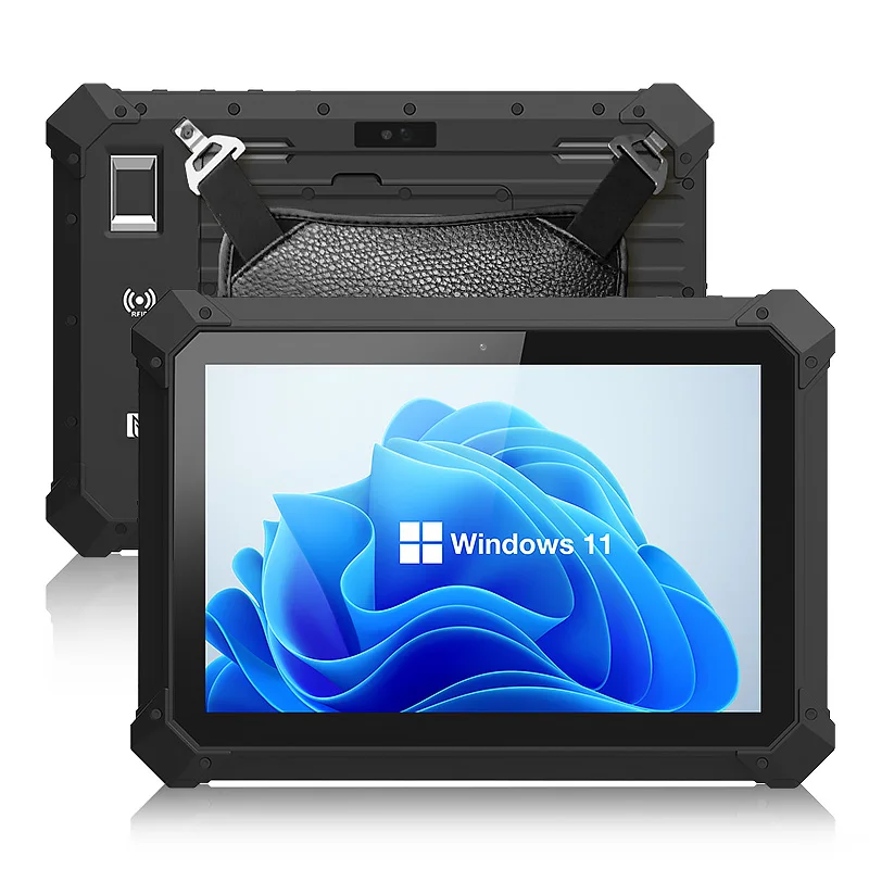 MS10inch Industrial WIN 10/11 8GB RAM 128GB ROM Rugged Tablet PC With 2D Barcode RFID Reader Win Dows Tablet